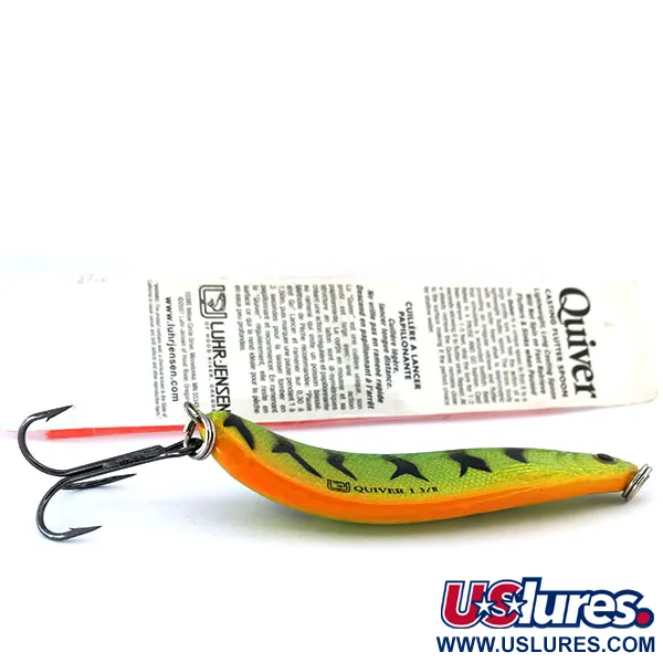 Luhr Jensen Quiver Ondulante, Fire Tiger, 39g, Luminoso, #10694