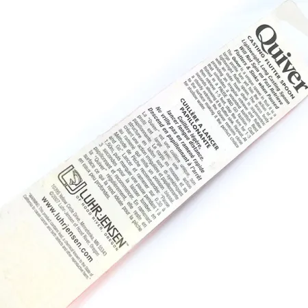 Luhr Jensen Quiver Ondulante, Fire Tiger, 39g, Luminoso, #10694