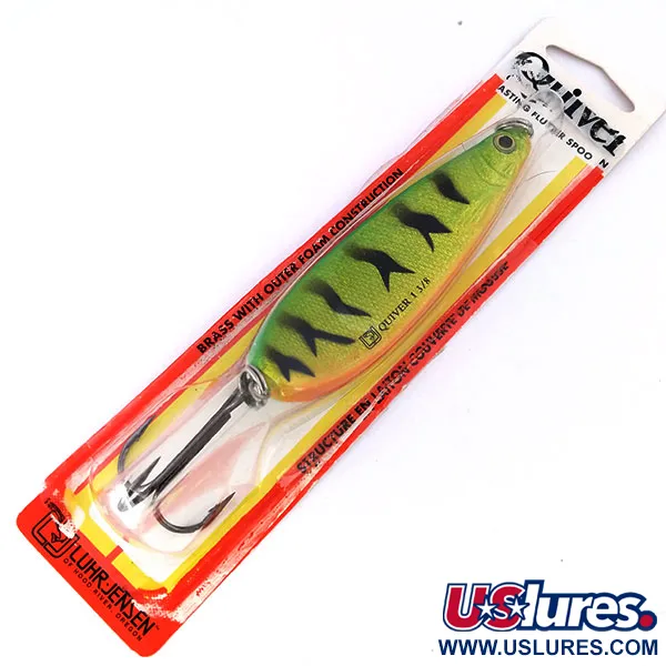 Luhr Jensen Quiver Ondulante, Fire Tiger, 39g, Luminoso, #10694