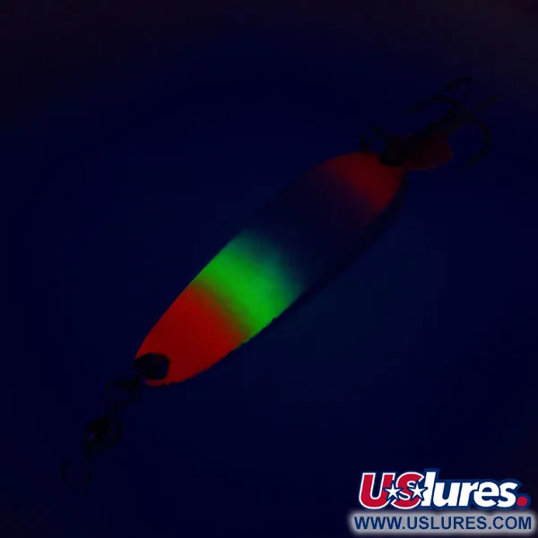 Luhr Jensen Krocodile Die #3 UV Ondulante, Bianco / Rosa, 10g, UV, #10711