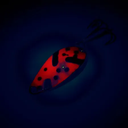 Acme Little Cleo Cucchiaino, Rosso / Nero / Nichel, 3,5g, UV, #10721