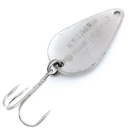 Atlantic Lures Karate Spoon Ondulante, Argento, 14g, USA, #10785