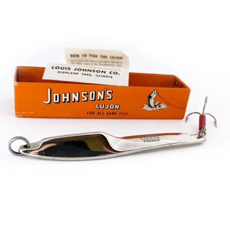 Johnson Lujon Jig Lure, Nickel, 70g, spoon forgiato, #10799