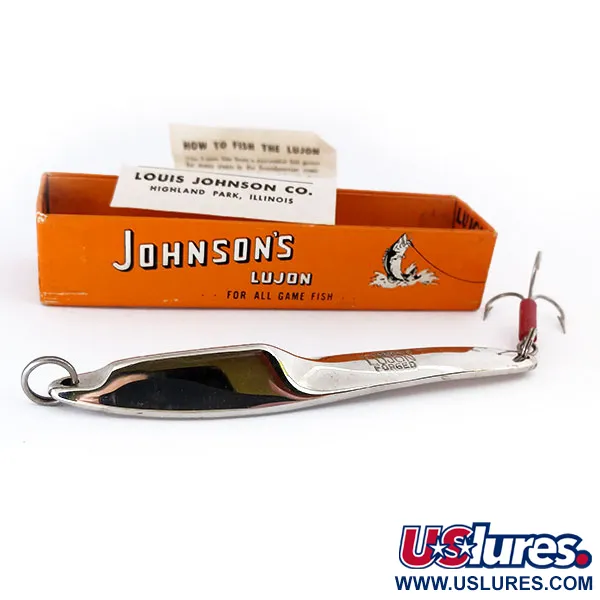 Johnson Lujon Jig Lure, Nickel, 70g, spoon forgiato, #10799