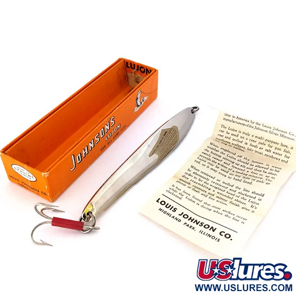 Johnson Lujon Jig Lure, Nickel, 70g, spoon forgiato, #10799
