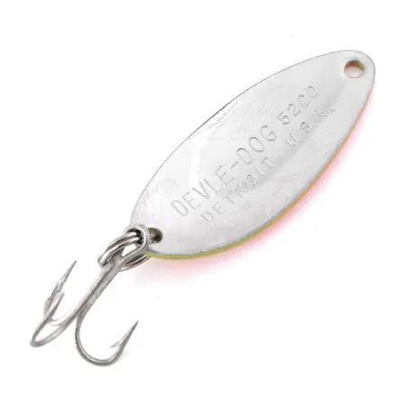 Eppinger Dardevle Devle Dog 5200 UV Cucchiaino, Giallo/Rosso, 7g, #10819