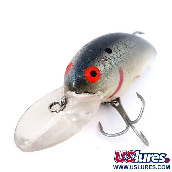 Bomber Model A 67 Crankbait, Scaglie Argento, 14g, Rattle, #10834