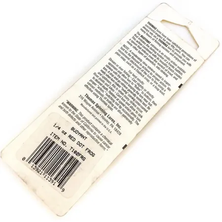 Thomas Buoyant Ondulante, Rana, 7g, Pattern Classico, #10836