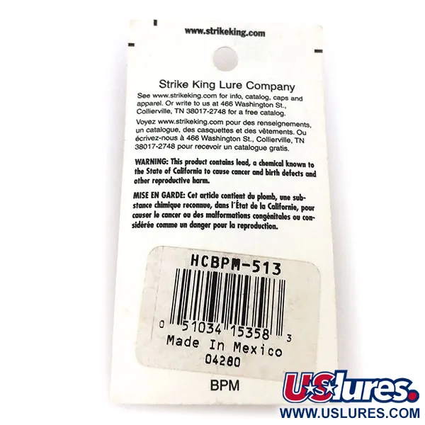 Strike King Bitsy Minnow Esca, Fire Tiger, 3,5g, Rattling, #10842