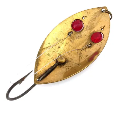 Hofschneider Weedless Red Eye Muskie Ondulante, Bronzo, 65g, Antialga, #10850