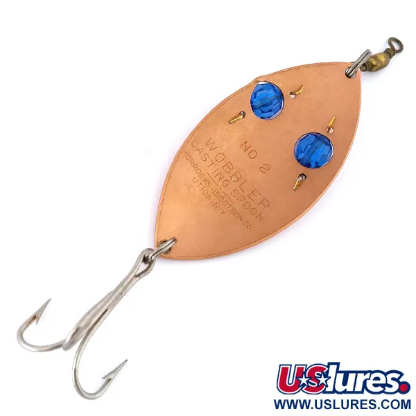 Horrocks-Ibbotson Wobbler Ondulante, Rame/Blu, 21g, Perle Blu, #10858