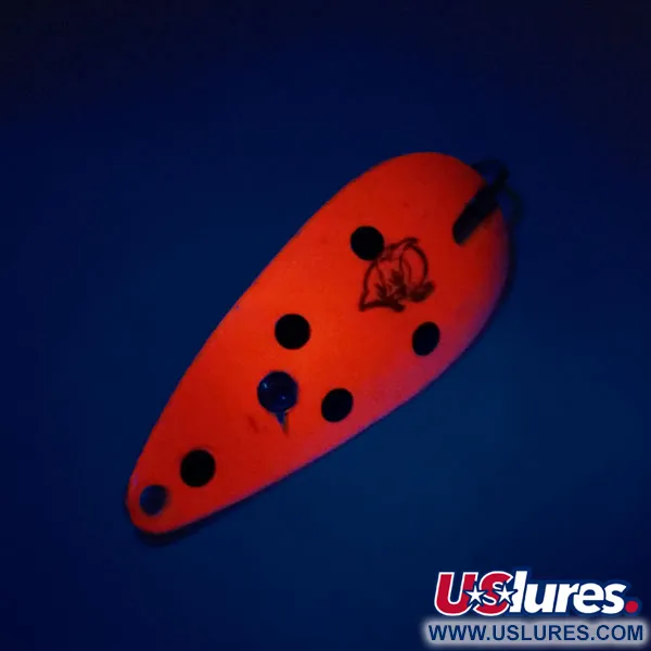 Eppinger Weedless Dardevle Spinnie UV Ondulante, Rosso/Nero, 9g, #10867