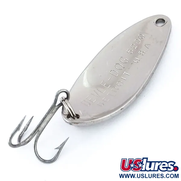 Dardevle Devle Dog 5200 Ondulante, Nichel, 7g, Vintage, #10877