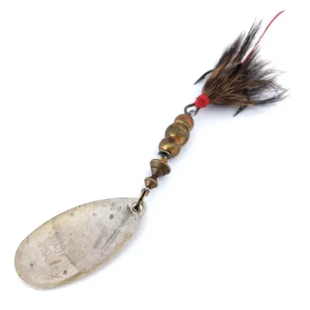 Mepps Aglia 4 Cucchiaino, Argento, 10g, Coda di Scoiattolo, #10882