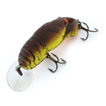Rebel Wee-Crawfish Shallow UV Esca, Marrone/Giallo, 2.5g, UV, #10904
