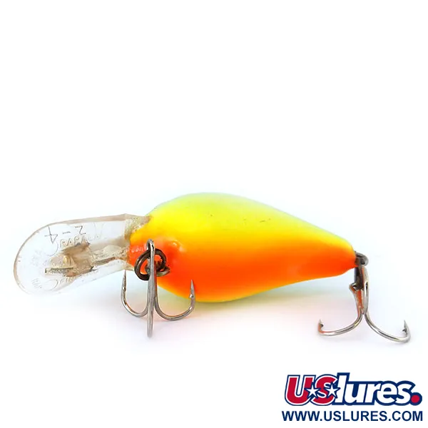 Rapala Fat Rap FR 4 Crankbait, Fire Tiger, 7g, Balsa, #10906