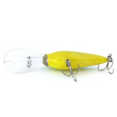 Norman DD 14 Crankbait, Giallo/Verde/Glitter, 16g, Deep Diver, #10920