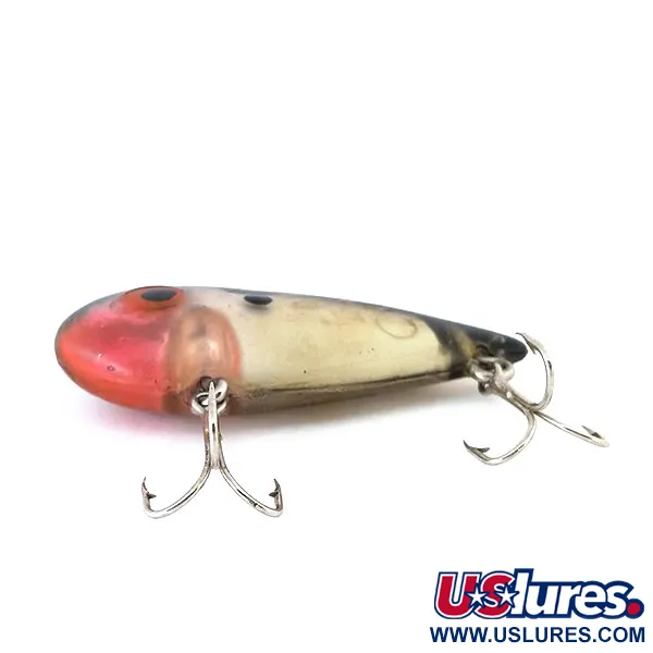Bomber Pinfish Hard Knock Lipless, Black Red, 12g, Rattling, #10924