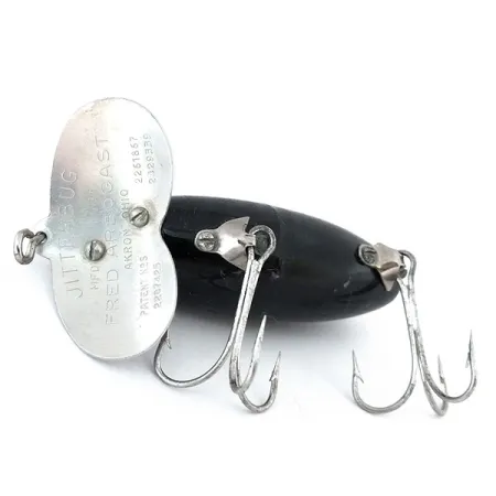 Fred Arbogast Jitterbug Esca Superficie, Black, 14g, Paletta Metallo, #10941