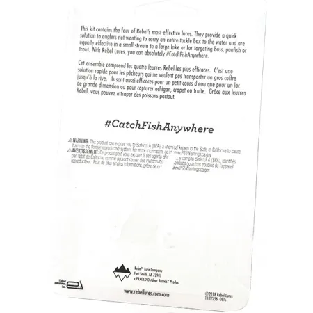 Rebel Ultralight Kit Set Esche, Fire Tiger, 4 Esche, #10944