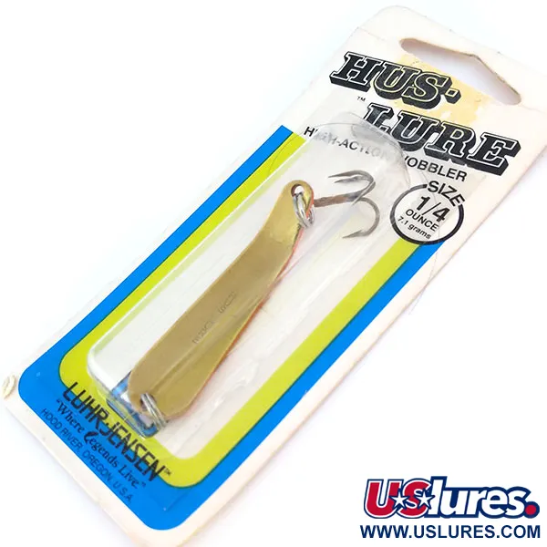 Luhr Jensen Hus-lure Ondulante, Fire/Slvr P-Lite, 7,1g, Prisma, #10951