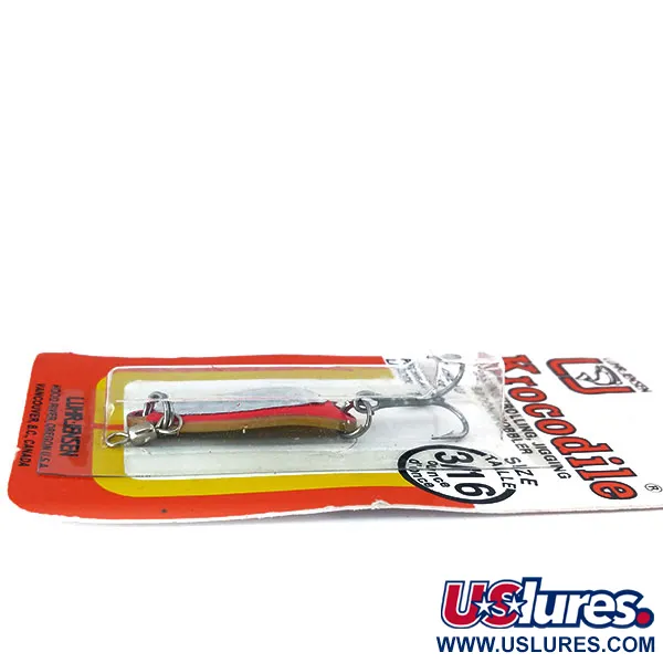 Luhr Jensen Krocodile UV Ondulante, Fire / Argento, 7g, UV-Finish, #10977