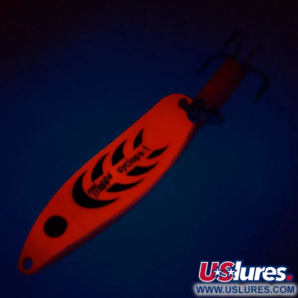 Mepps Syclops 1 UV Ondulante, Fire Orange, 12g, UV Reattivo, #10987