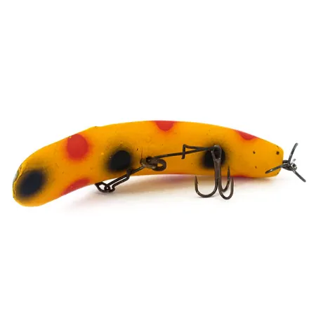 Yakima Bait FlatFish X5 Esca, Giallo/Rosso/Nero, 7g, Vintage, #10995