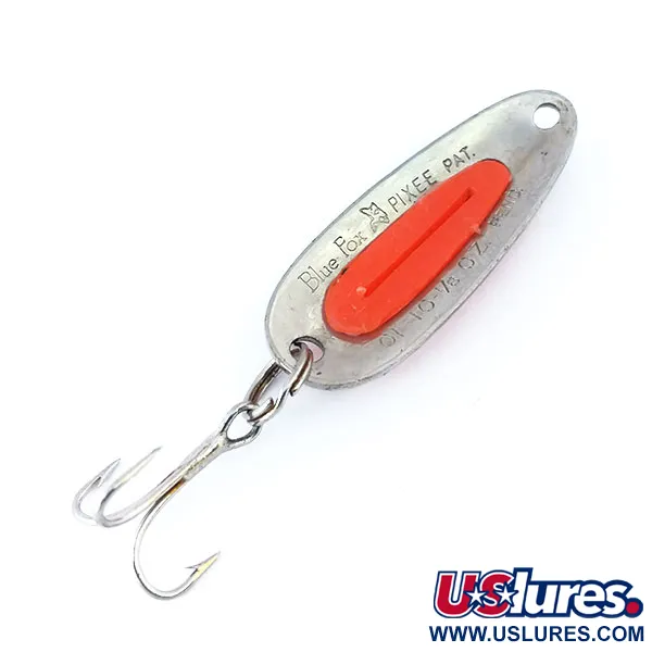 Blue Fox Pixee UV Ondulante, Nichel/Rosso, 4.5g, Inserto UV, #11006