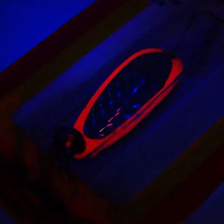 Luhr Jensen Krocodile UV Ondulante, Rosa/Ologramma, 7g, UV, #11042