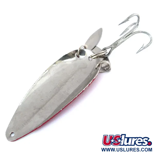 Ondulante Eppinger Dardevle Dardevlet Klicker, Rosso/Bianco/Nickel, 21g, #11062