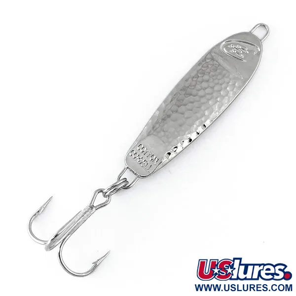 Cotton Cordell CC Spoon Jig Lure, Nickel Martellato, 14g, Jig, #11069