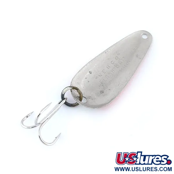Nebco FlashBait 366 Ondulante, Rosso/Bianco/Nickel, 1,9g, Vintage, #11092