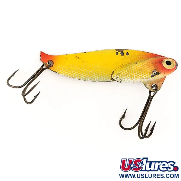 Heddon Sonar 433 Blade Bait, Giallo/Rosso, 14g, 3 Fori d'Attacco, #11169