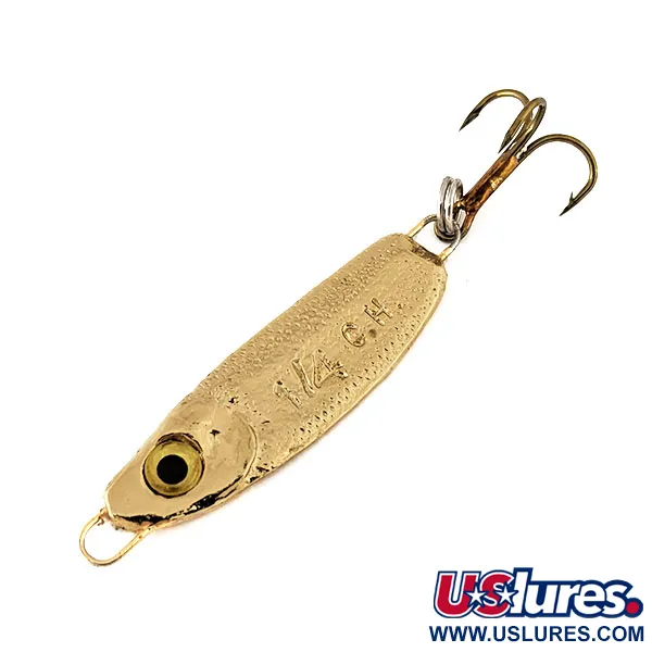Luhr Jensen Crippled Herring Jig, Oro, 7g, Finitura martellata, #11174