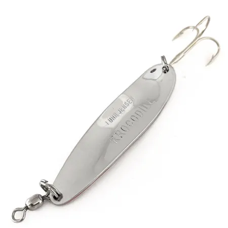 Luhr Jensen Krocodile Die #4 Ondulante, Nickel / Rosso, 14g, Lancio, #11177