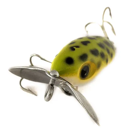 Fred Arbogast Jitterbug Esca Topwater, Frog, 7g, Paletta Metallo, #11180