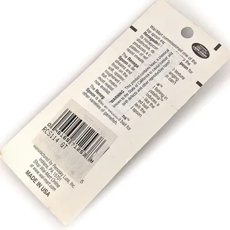 Renegade Crystalina Spoon, Oro-Arancio, 11g, Ondulante, #RCS114 GT