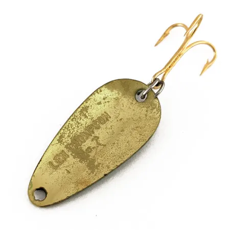 Cucchiaino Len Thompson #7, Verde/Ottone, 5g, Ottone Massiccio, #11191