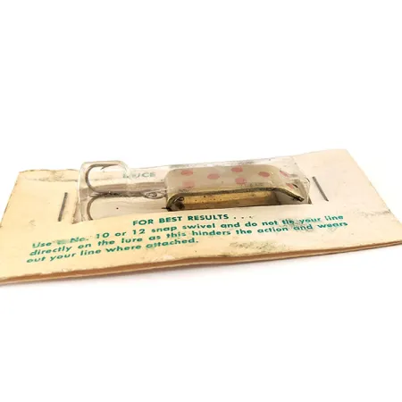 Jake's Lures Lil Jake Cucchiaino, Brass / Red, 9g, USA, #11197