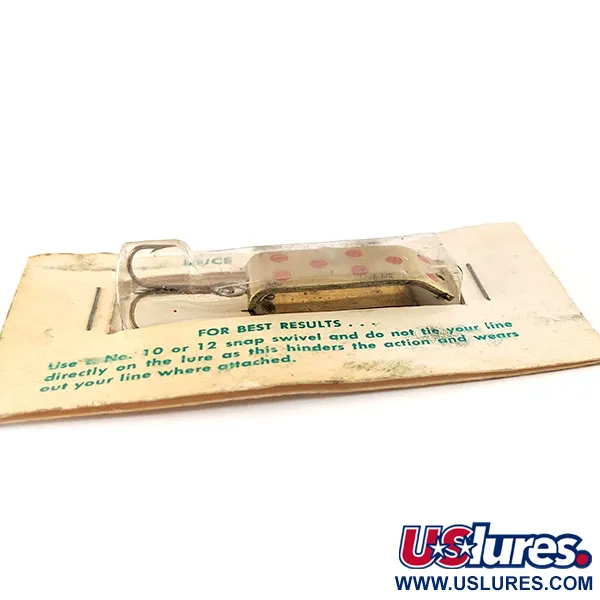 Jake's Lures Lil Jake Cucchiaino, Brass / Red, 9g, USA, #11197