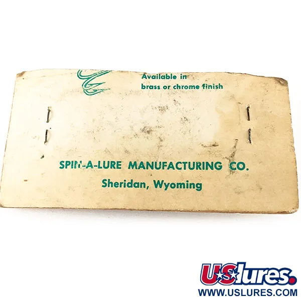 Jake's Lures Lil Jake Cucchiaino, Brass / Red, 9g, USA, #11197