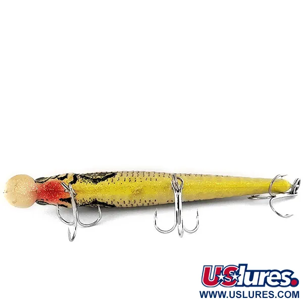 Bomber Pro Long A Glow Minnow, Glow, 15g, Suspending, #11213