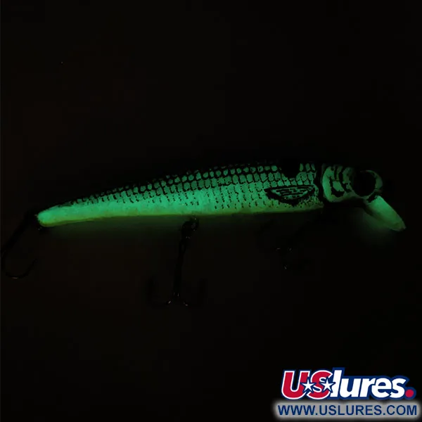 Bomber Pro Long A Glow Minnow, Glow, 15g, Suspending, #11213
