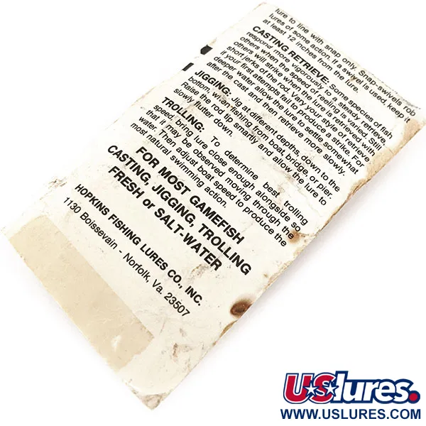 Hopkins Shorty 45 Jig Lure, Nichel martellato, 14g, Jigging, #11240