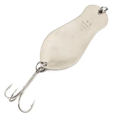 K-B Bait K-B Spoon Ondulante, Nichel, 14g, Stile Vintage, #11251