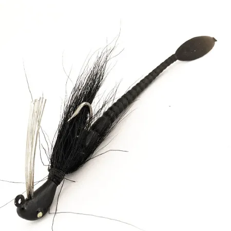 Cotton Cordell Banana Head Tattle-Tail Jig, Nero, 14g, Antialga, #11260