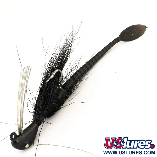 Cotton Cordell Banana Head Tattle-Tail Jig, Nero, 14g, Antialga, #11260