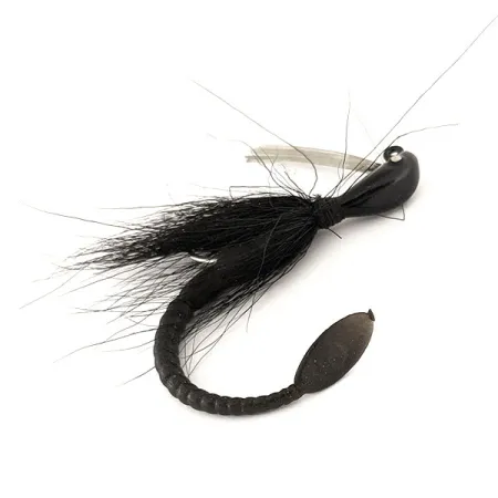 Cotton Cordell Banana Head Tattle-Tail Jig, Nero, 14g, Antialga, #11260