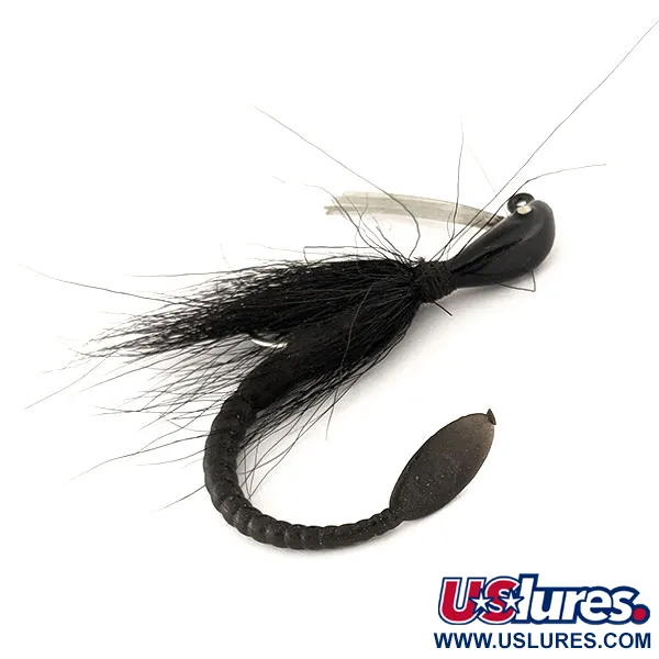 Cotton Cordell Banana Head Tattle-Tail Jig, Nero, 14g, Antialga, #11260